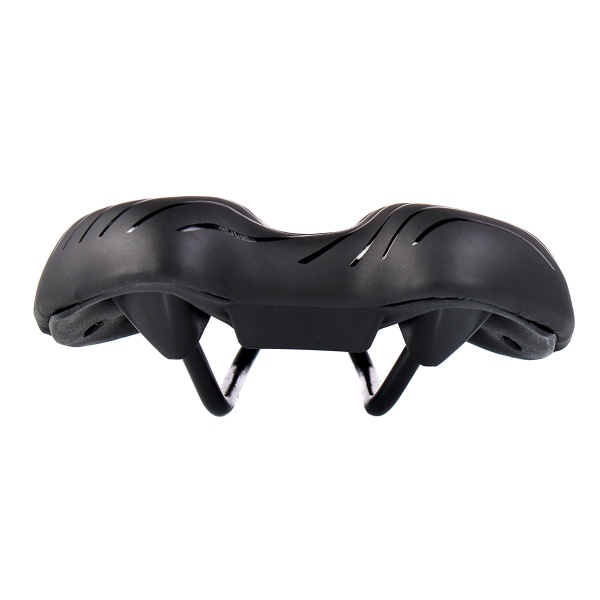 Седло велосипедное Comiron POGACAR N846 280X160, чёрный+красный