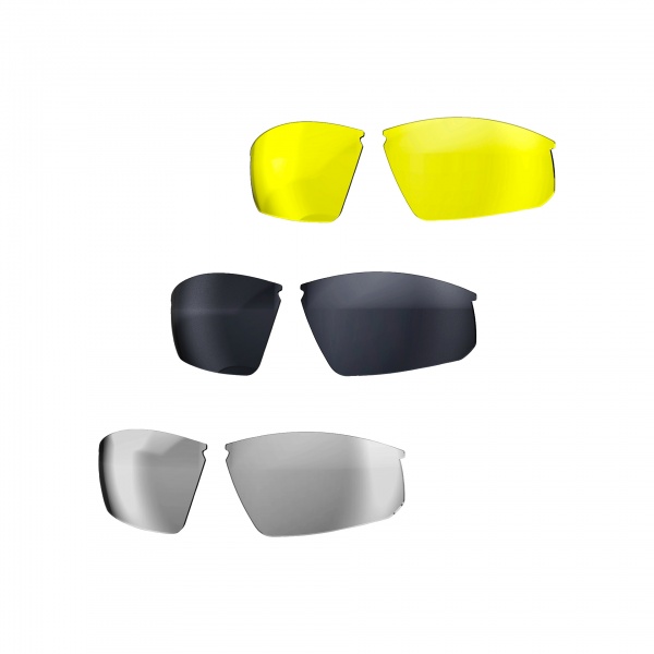 Очки BBB BSG-58 Impress Matt Neon Yellow/Smoke + Yellow + Clear