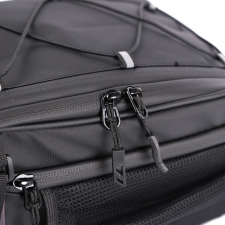 Сумка велосипедная на багажник ESLNF, основные отсеки на молнии, крепление velcro