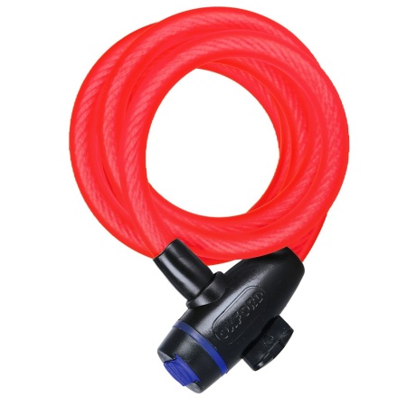 Замок вело Oxford Cable Lock 12х1800мм, red