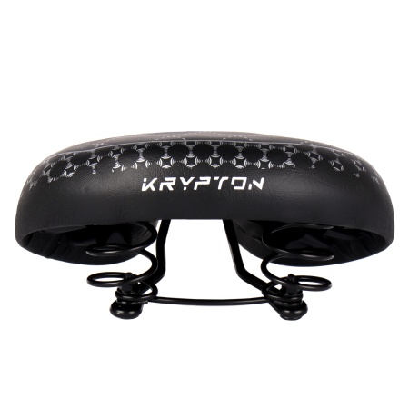 Седло велосипедное Comiron Kripton KRPT-80-019C, 240x205 black/grey