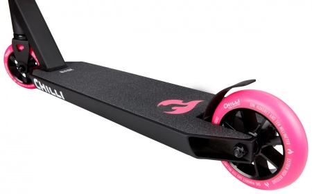Самокат трюковой Chilli 2021 Pro Scooter Base Black/Pink