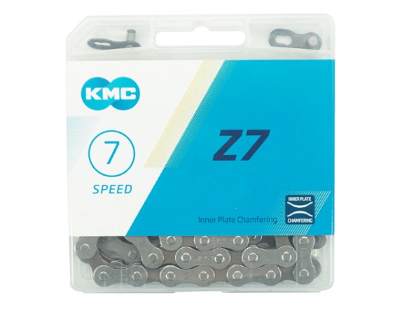 Цепь КМС Z7, 7 ск.,1/2X3/32"X116, серебр./коричн.