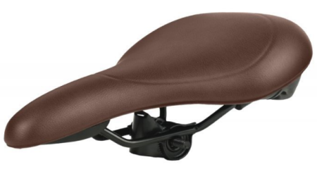 Седло KS-9040 MTB 260*200mm,комфорт,эластомер,640гр,коричневое