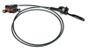 Тормоз диск. Shimano MT200 BL(прав)/BR(задн) полимер. колодк., 1400мм, черн.