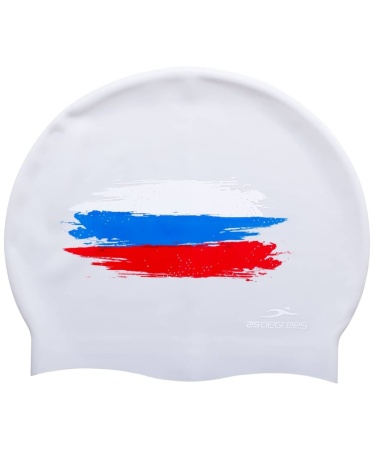Шапочка для плавания 25DEGREES Russia Grey, силикон