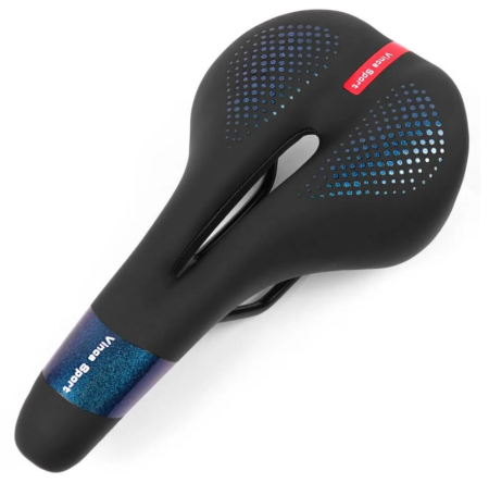 Седло Vinca Sport комфорт., с памятью формы,275*145мм. черное,